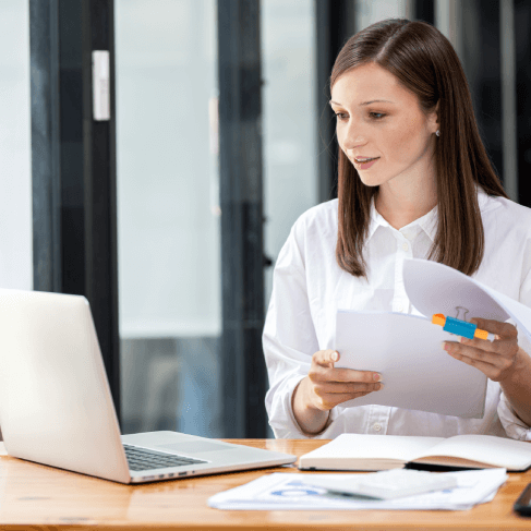 A customer using Apostilled and Notarized Divorce Decree Translation Services in New York for global document submission.